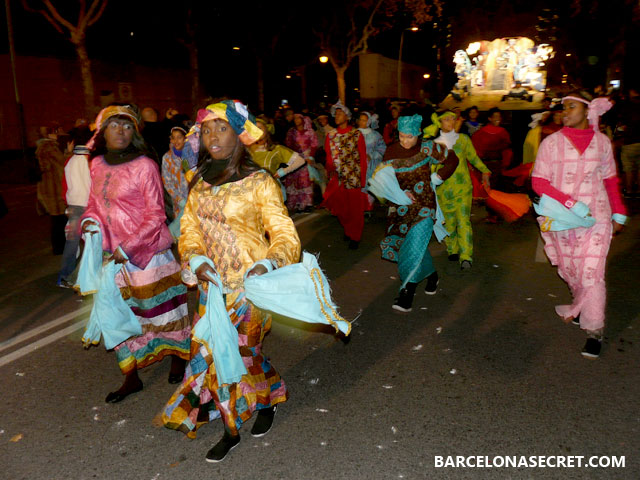 Парад трех королей в Барселоне
